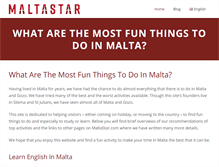 Tablet Screenshot of maltastar.com